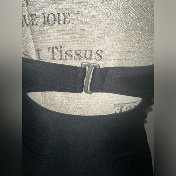 Athleta Ladies Tara Halter Tankini Swim Top Black Size 34D/DD MINT CONDITION - Picture 8 of 11